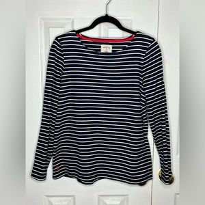 Joules A-Line Navy & White Breton Top